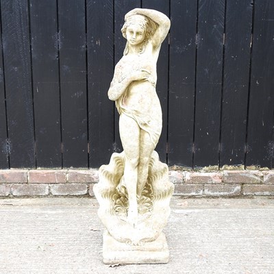 Lot 356 - A cast stone garden statue