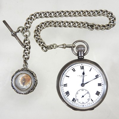 Lot 247 - An early 20th century silver pocket watch