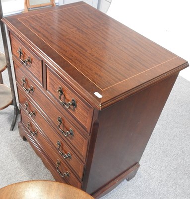Lot 350 - A reproduction chest, cakestand and table