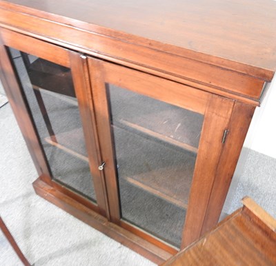 Lot 83 - A George III washstand and cabinets