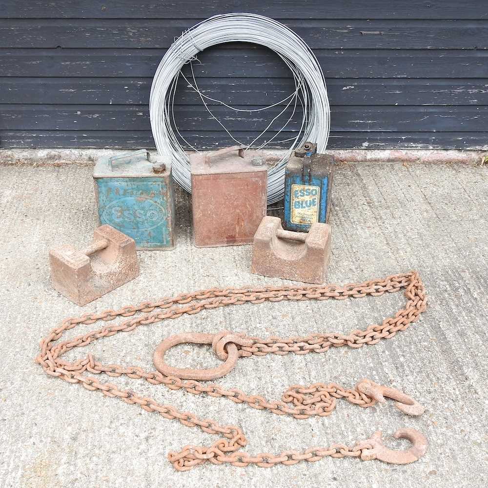 Lot 42 - Three various vintage petrol cans