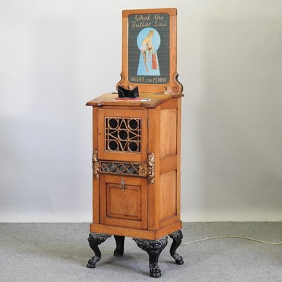 Lot 482 - A rare early 20th century penny slot arcade game