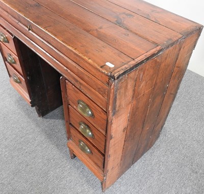 Lot 5 - An antique pine desk