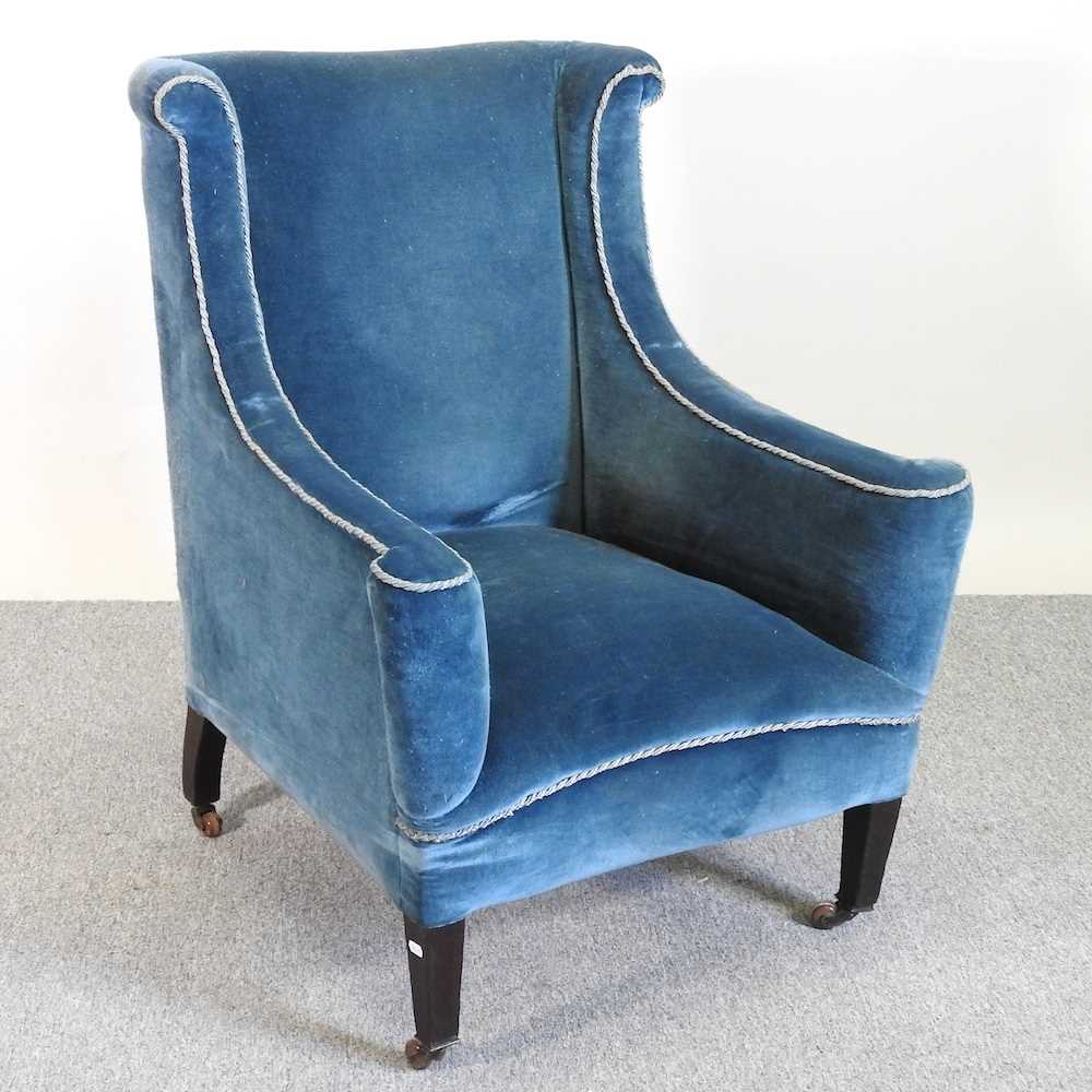 Lot 516 - An Edwardian armchair