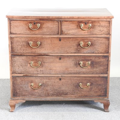 Lot 358 - A 19th century mahogany chest