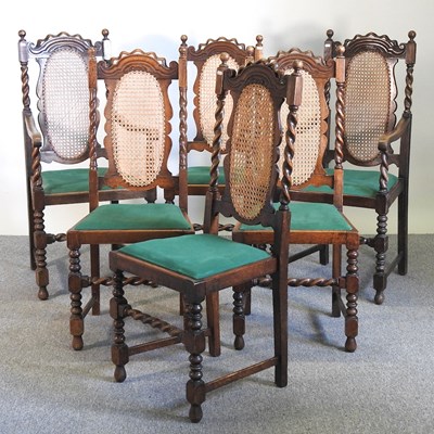 Lot 710 - A set of dining chairs