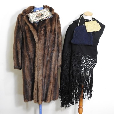 Lot 388 - A fur coat