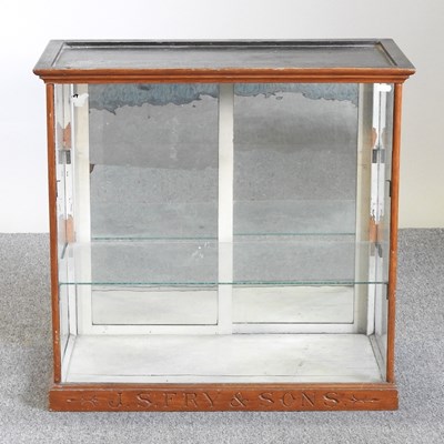 Lot 59 - A J S Fry shop display cabinet