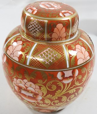 Lot 386 - A Spode ginger jar and cover, with other porcelain