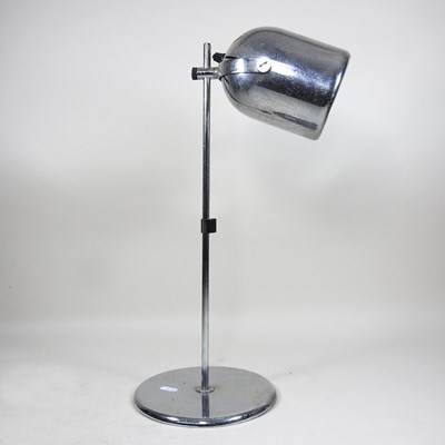 Lot 253 - A mid 20th century chrome desk light