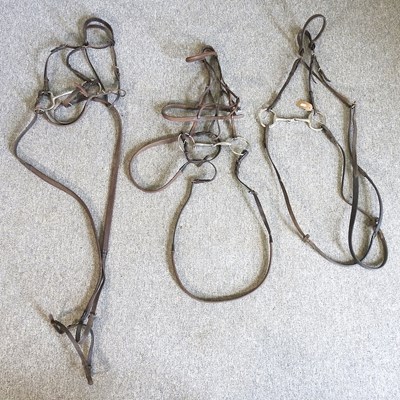 Lot 156 - Three horse bridles