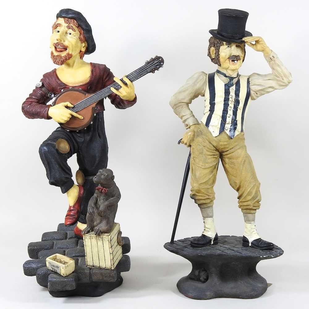 Lot 250 - Two Peter Mook figures