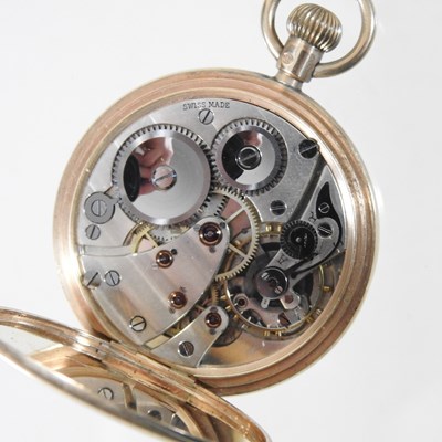 Lot 1 - An early 20th century 9 carat gold cased open faced pocket watch