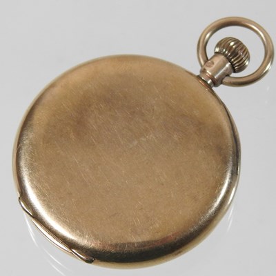 Lot 1 - An early 20th century 9 carat gold cased open faced pocket watch