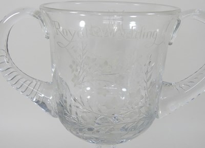 Lot 695 - A collection of Royal commemorative glassware