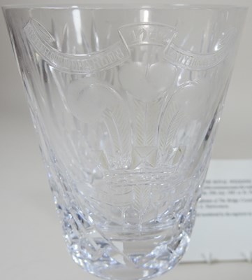 Lot 695 - A collection of Royal commemorative glassware