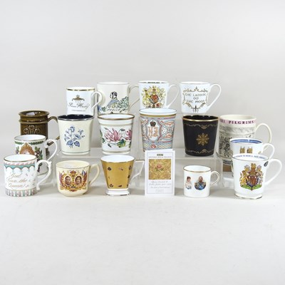 Lot 362 - Various Royal commemorative mugs