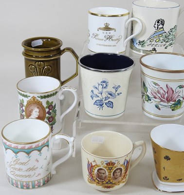 Lot 362 - Various Royal commemorative mugs