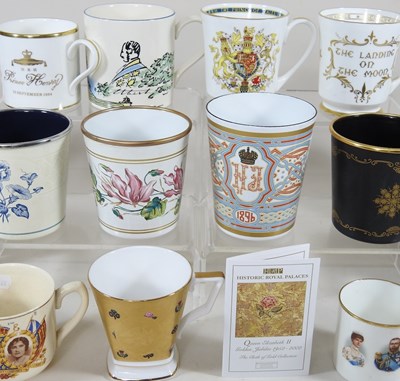 Lot 362 - Various Royal commemorative mugs