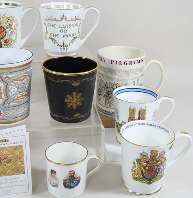 Lot 362 - Various Royal commemorative mugs