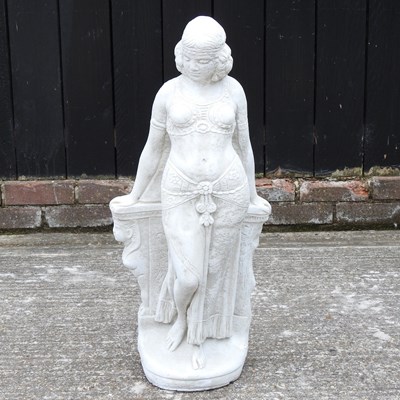Lot 62 - A cast stone garden statue