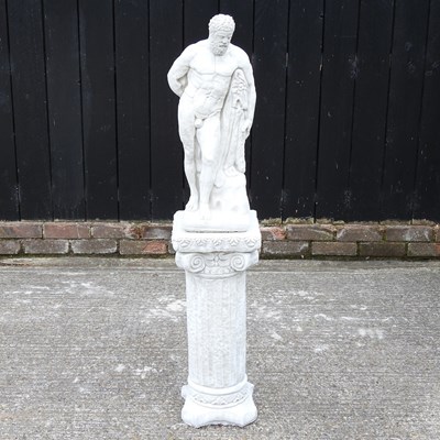 Lot 12 - A cast stone garden statue