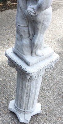 Lot 12 - A cast stone garden statue