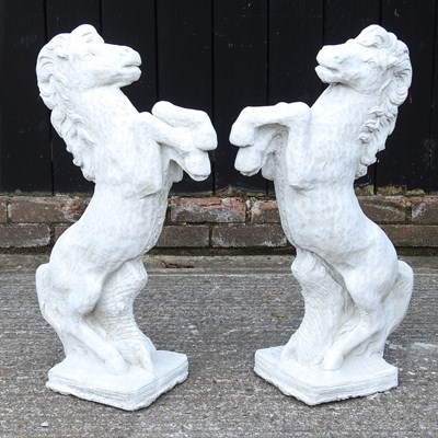 Lot 45 - A pair of garden statues