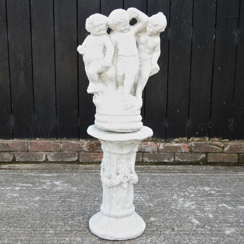 Lot 51 A garden statue