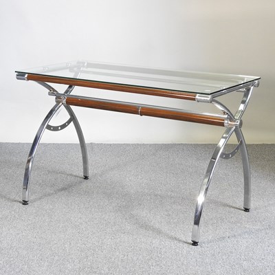 Lot 410 - A contemporary office desk
