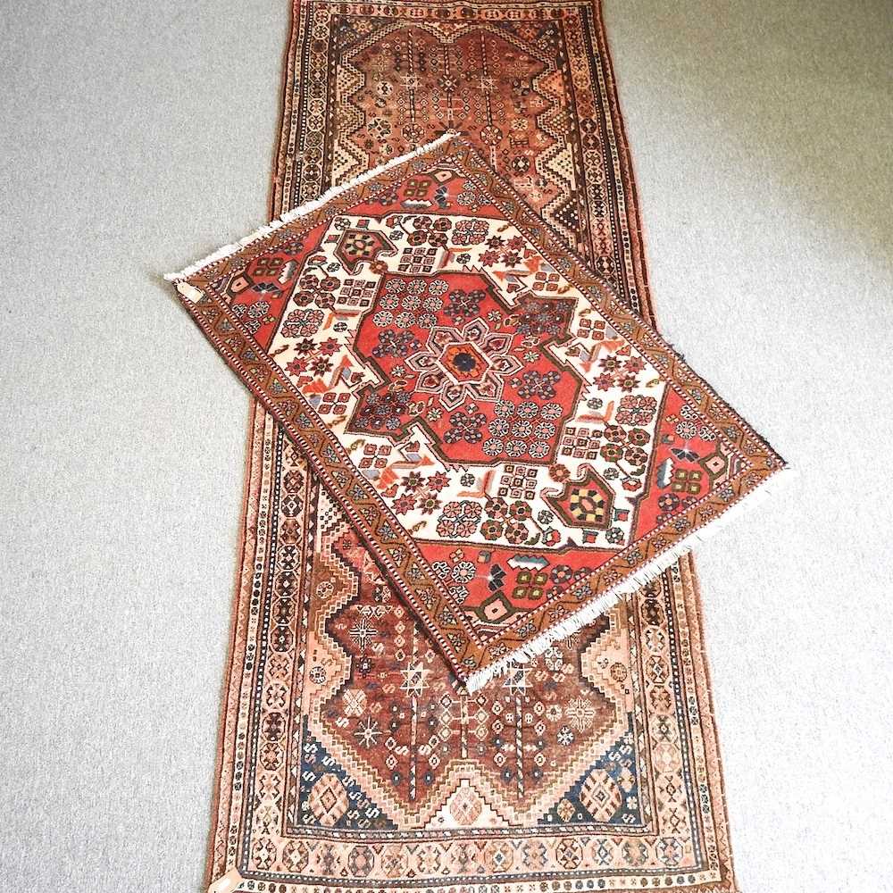 Lot 652 - Two Afghan rugs