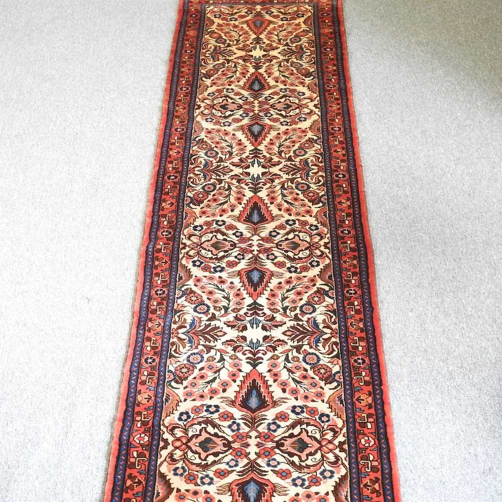 Lot 640 - A Persian runner