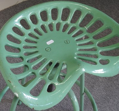 Lot 409 - A pair of tractor seat bar stools