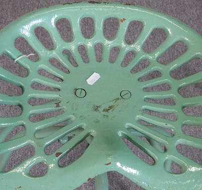 Lot 409 - A pair of tractor seat bar stools