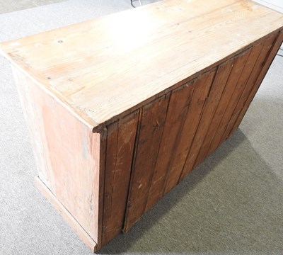 Lot 827 - An antique pine chest