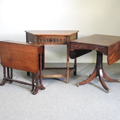 Lot 688 - A Regency table and two others