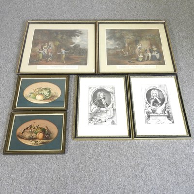 Lot 735 - A collection of six prints