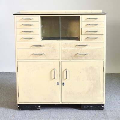 Lot 739 - A mid 20th century dentist's cabinet