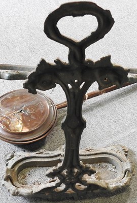 Lot 673 - A cast iron stick stand