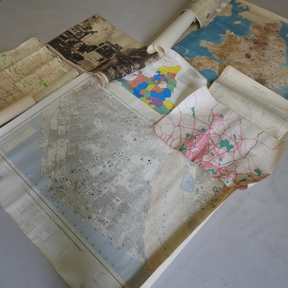 Lot 898 A collection of maps