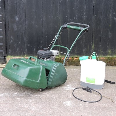 Lot 308 - An Atco Balmoral lawnmower with scarifier