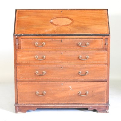 Lot 558 - An Edwardian bureau