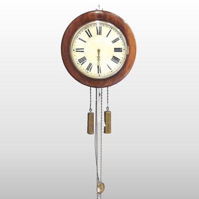 Lot 144 - A 19th century postman's alarm clock