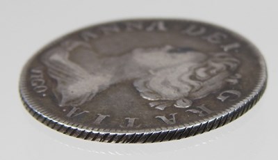Lot 31 - A Queen Anne silver sixpence