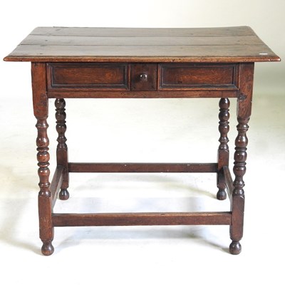 Lot 132 - A 17th century side table
