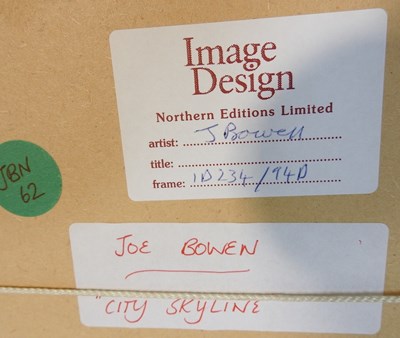 Lot 181 - Joe Bowen, Welsh, contemporary, City Skyline