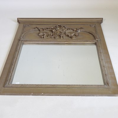 Lot 446 - A painted wall mirror