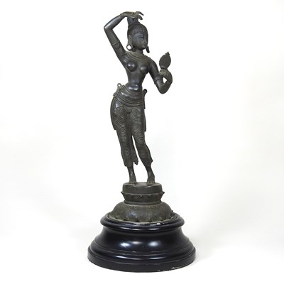 Lot 236 - An Indian bronze figure