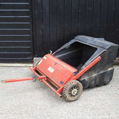 Lot 430 - A tractor-towed lawn sweeper