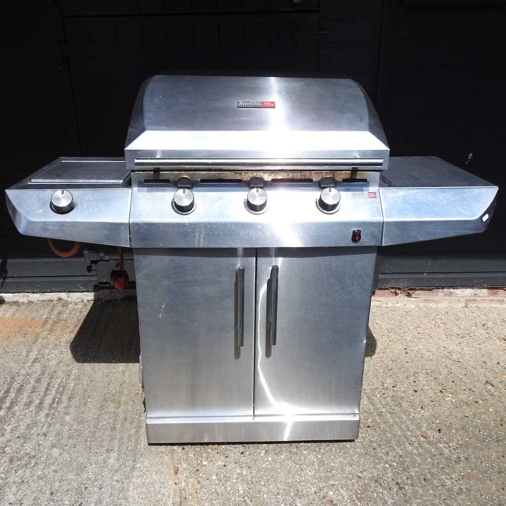 Lot 892 - A stainless steel gas barbeque